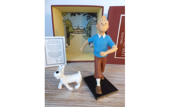 Statuettes Tintin et Milou Les Bijoux de la Castafiore B + C DISPONIBLE SUR DEMANDE 