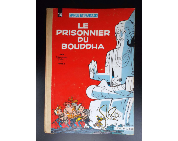 Spirou et Fantasio Le Prisonnier Du Bouddha EO 1960 BON ETAT PLUS à TBE