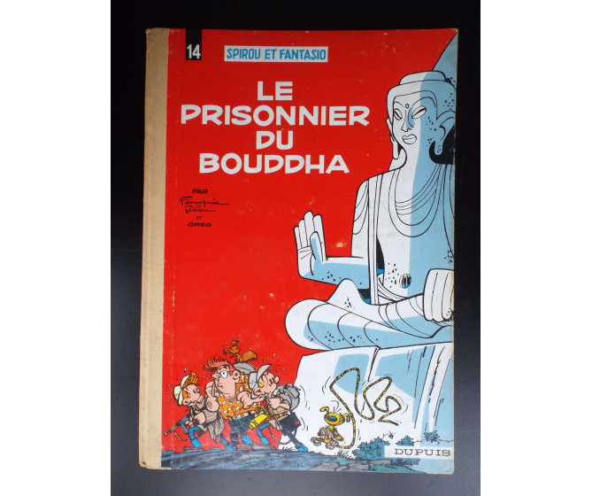 Spirou et Fantasio Le Prisonnier Du Bouddha EO 1960 BON ETAT PLUS à TBE