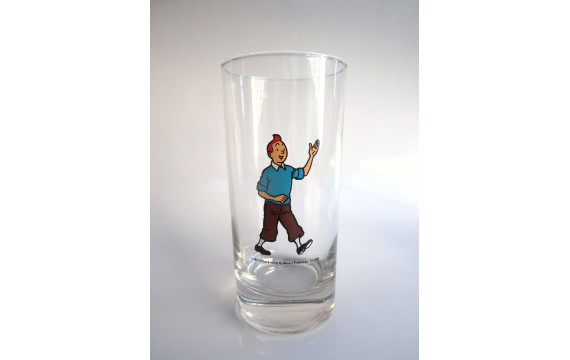 Verre Wavery 1980 Tintin ETAT NEUF 