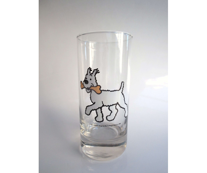 Verre Wavery 1980 Milou ETAT NEUF