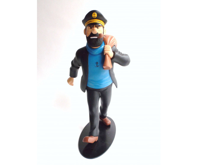 Statuette en résine Tintin Running Courant Ref 45101 B + C TBE - Rue du  Labrador