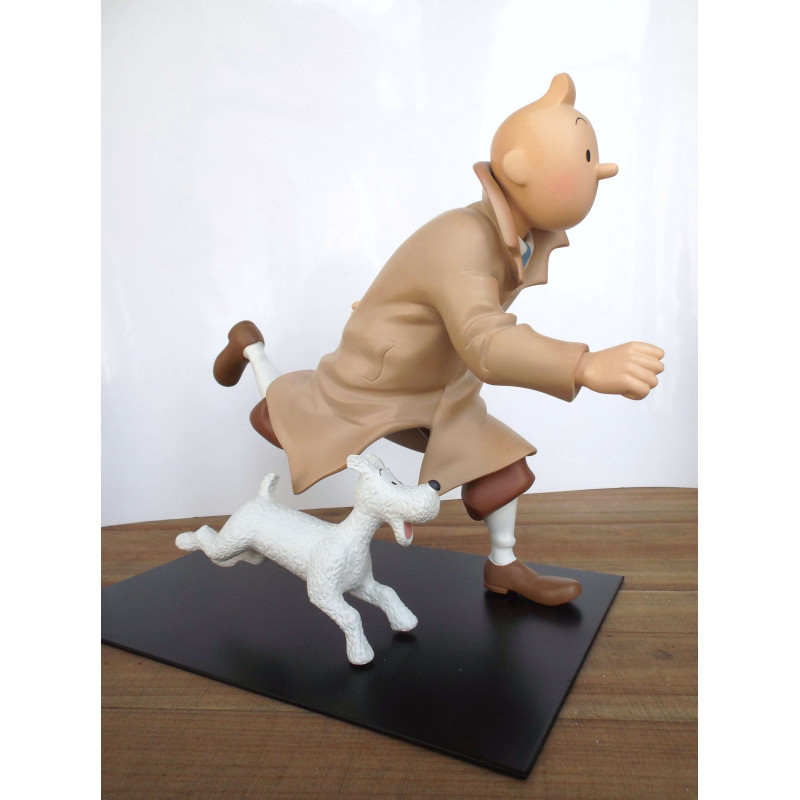 Tintin - Figurine Résine Moulinsart - Tintin dans son fauteuil