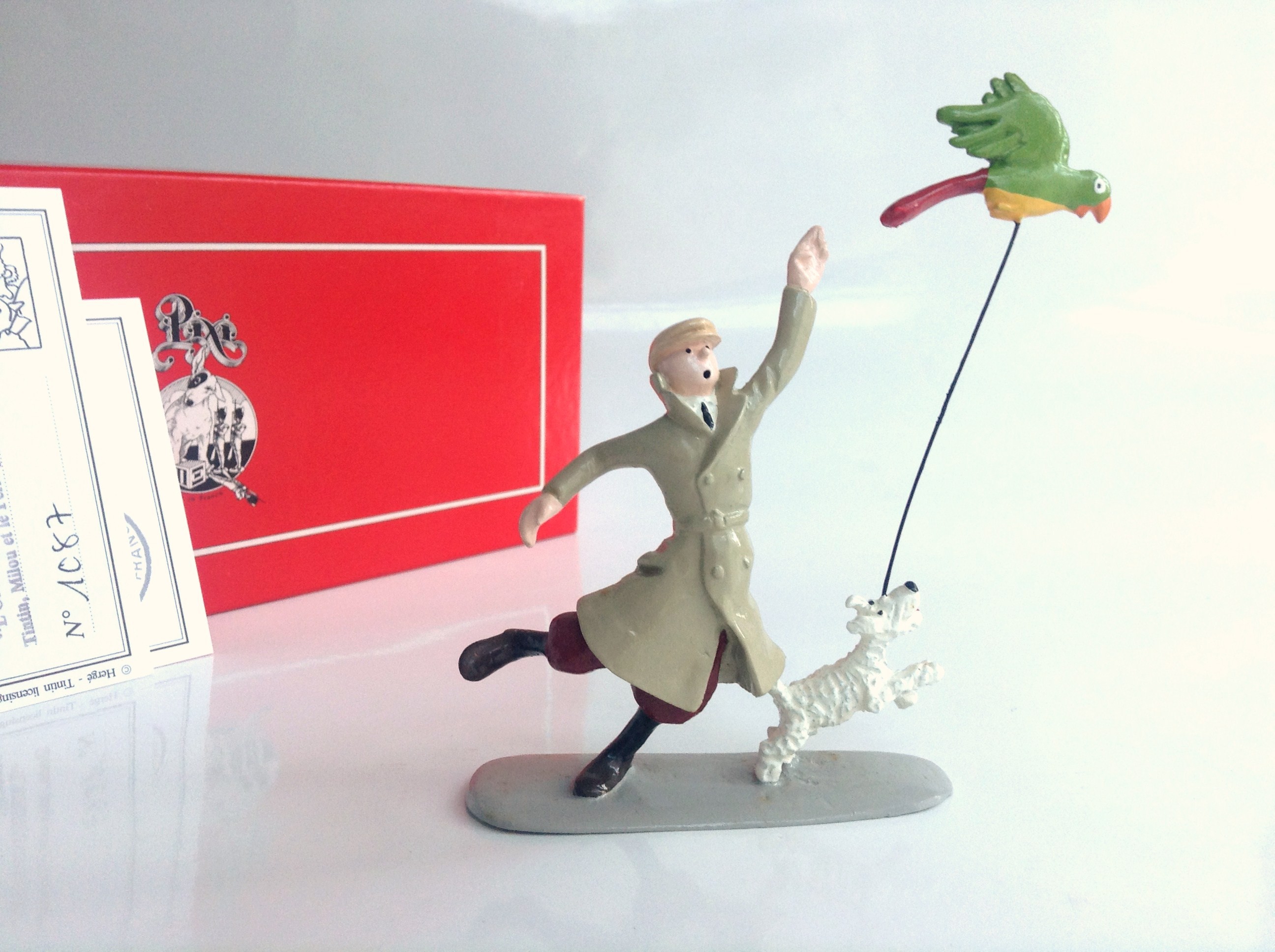 Figurine Pixi – Tintin Au Congo – L’Idole Tintin Et Milou – 1993 – Boîte Neuve