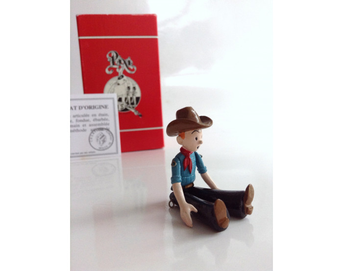 Pixi Tintin cow boy Figurine Articulée Ref 2502 B + C ETAT NEUF