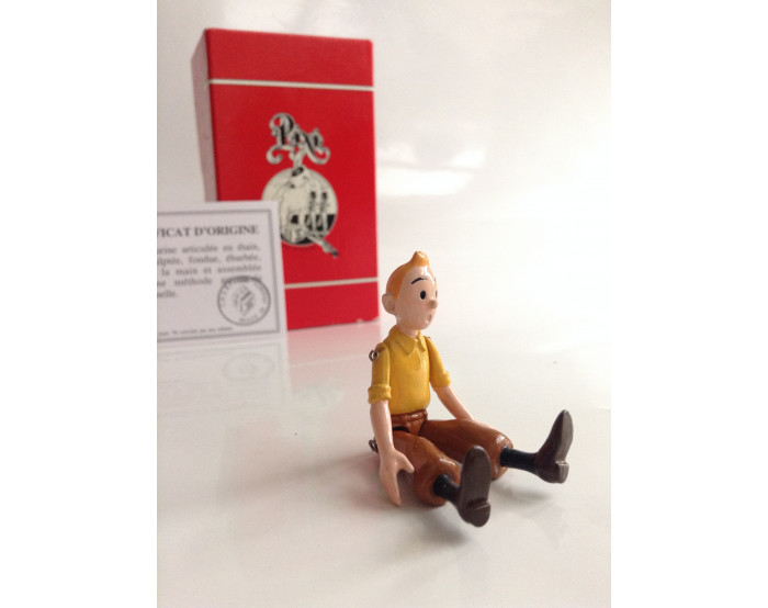 Pixi Tintin chemise jaune Figurine Articulée Ref 2500 B + C  ETAT NEUF