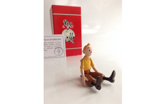 Pixi Tintin chemise jaune Figurine Articulée Ref 2500 ETAT NEUF