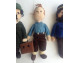 RARISSIME Lot de 5 poupées de chiffon Tintin Reine Degrais années 50'