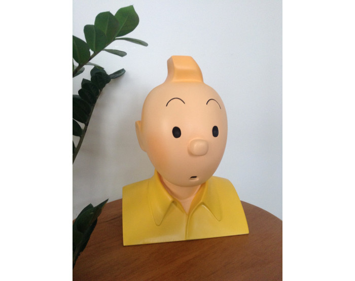 Pixi Regout Grand Buste Tintin chemise jaune Ref 40500 ETAT NEUF