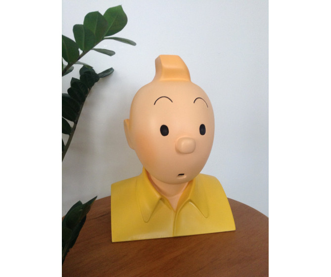 Pixi Regout Grand Buste Tintin chemise jaune Ref 40500 ETAT NEUF