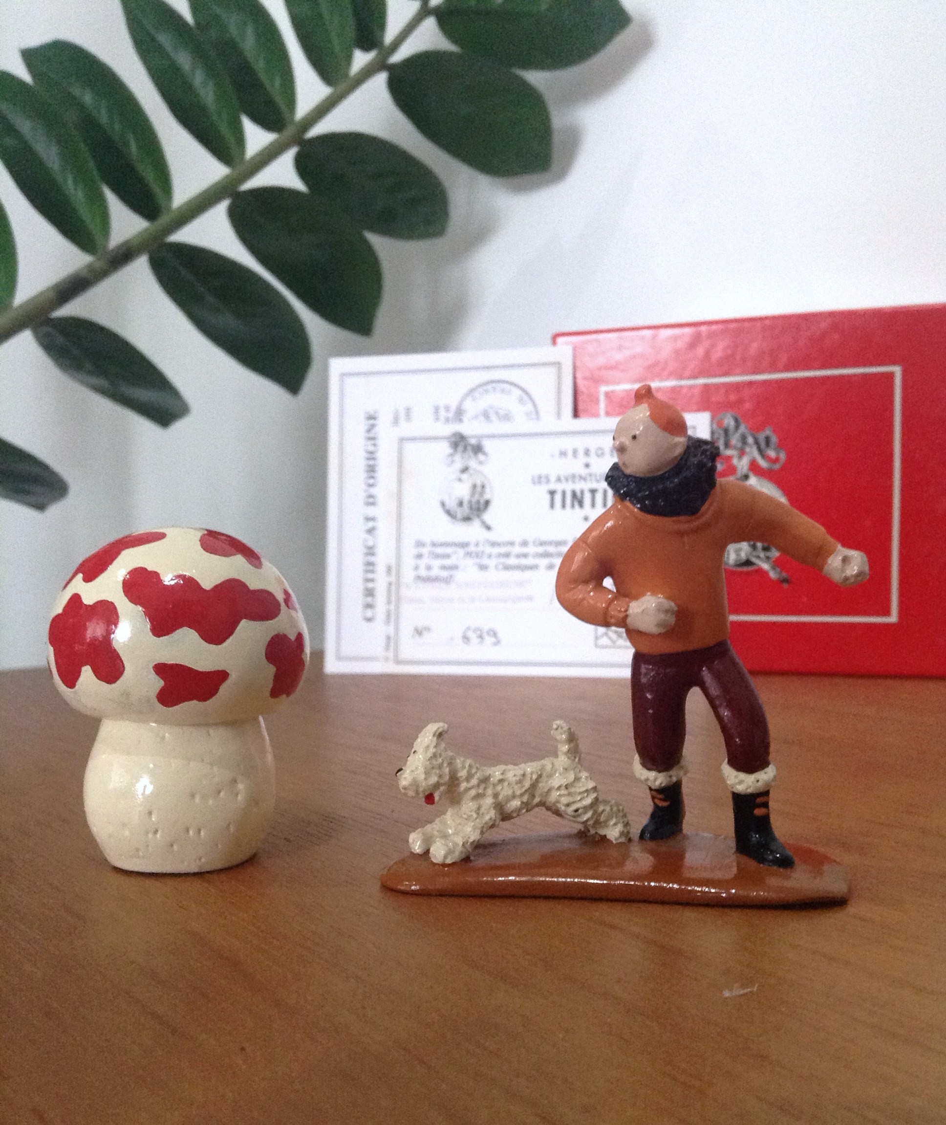 Trio Tintin 3 figurines PIXI Hergé avec sa boîte sans certificat