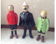  TRES RARE Grandes figurines Quick Flupke et Agent 15