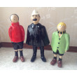 TRES RARE Grandes figurines Quick Flupke et Agent 15