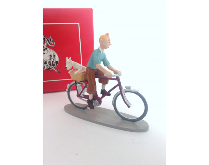 Pixi Tintin et Milou à vélo Ref 4552 B+ C ETAT NEUF
