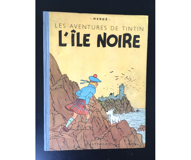 Album Tintin L'Ile noire B1 1947 TRES TRES BON ETAT 