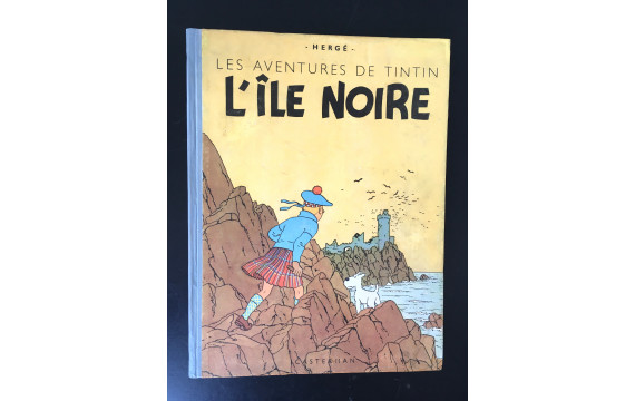 Album Tintin L'Ile noire B1 1947 TRES TRES BON ETAT