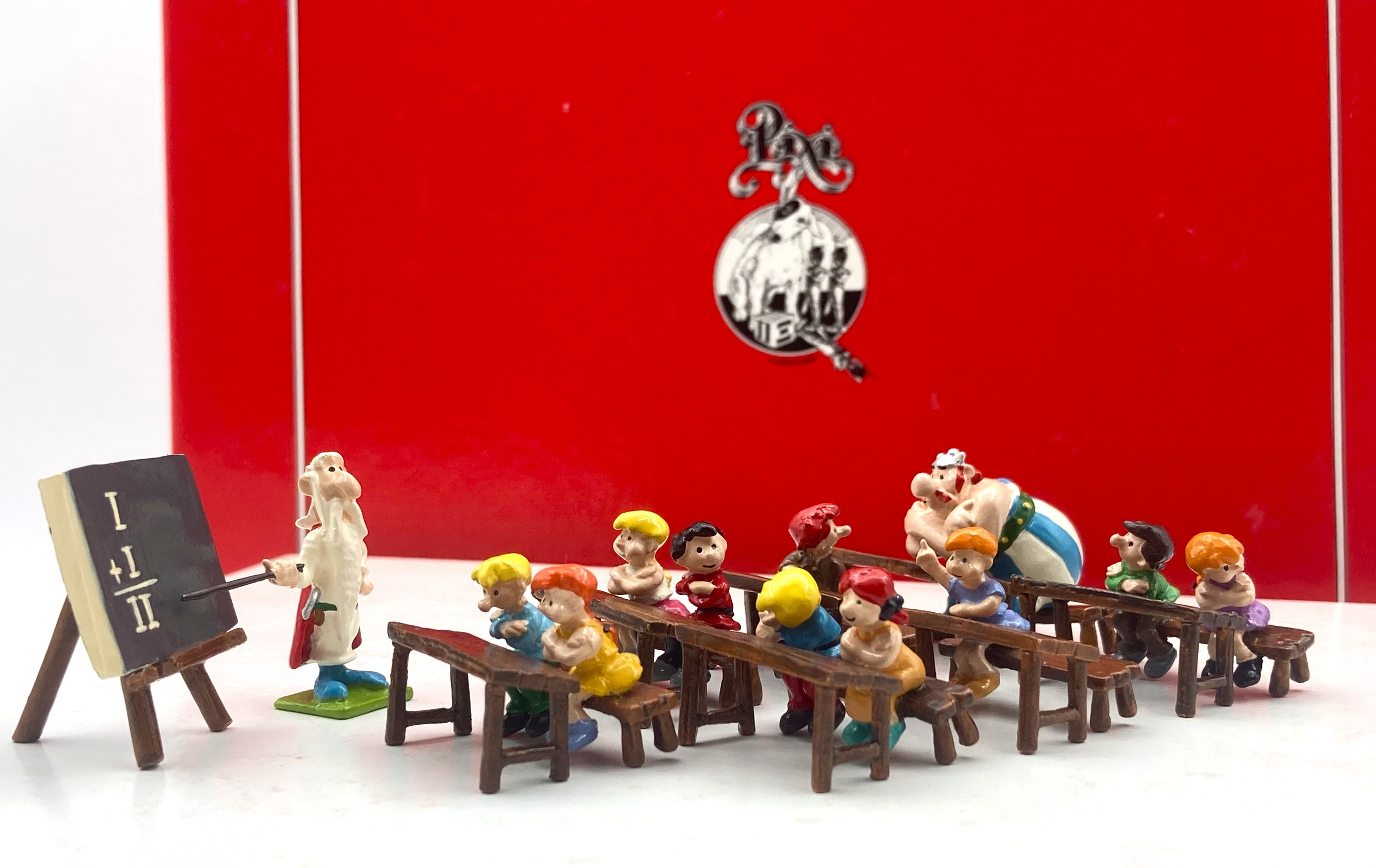 Pixi UDERZO Mini Village Astérix Le Banquet d'Astérix / Boîte N°3 Assurancetourix-5fig