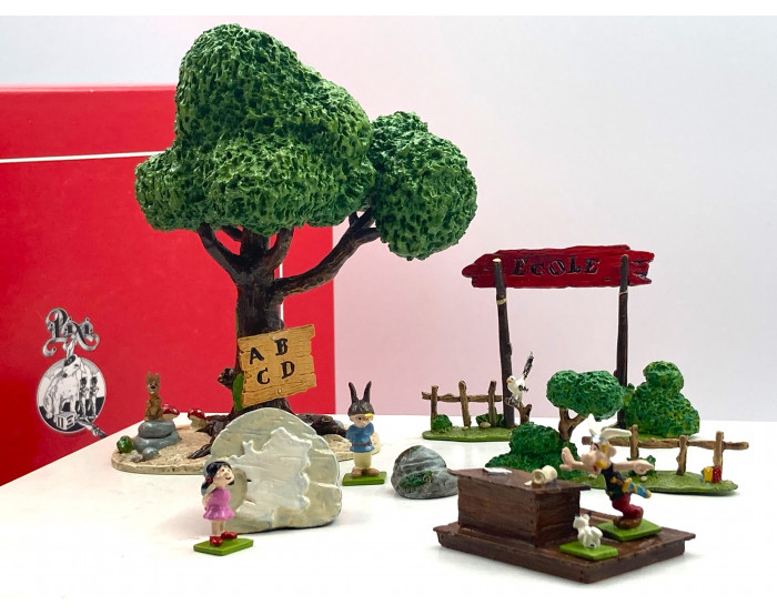 Pixi Mini Astérix L'école du village Boite N° 1 Ref 2324 B + C ETAT NEUF