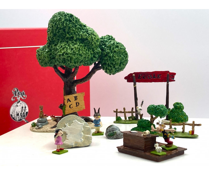 Pixi Mini Astérix L'école du village Boite N° 1 Ref 2324 B + C ETAT NEUF