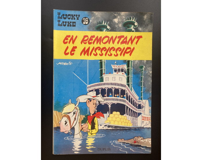 Lucky Luke En remontant le Mississipi EO 1961 TRES TRES BON ETAT