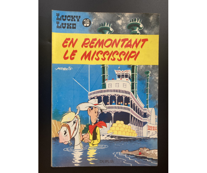 Lucky Luke En remontant le Mississipi EO 1961 TRES TRES BON ETAT
