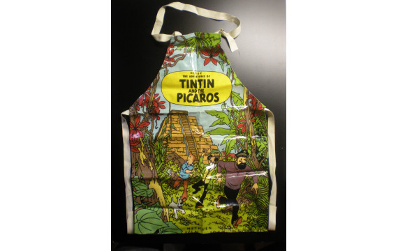 Rare tablier SARI 1981 Tintin et les Picaros