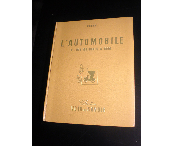 Histoire de l'automobile COMPLET TBE Chromos Tintin