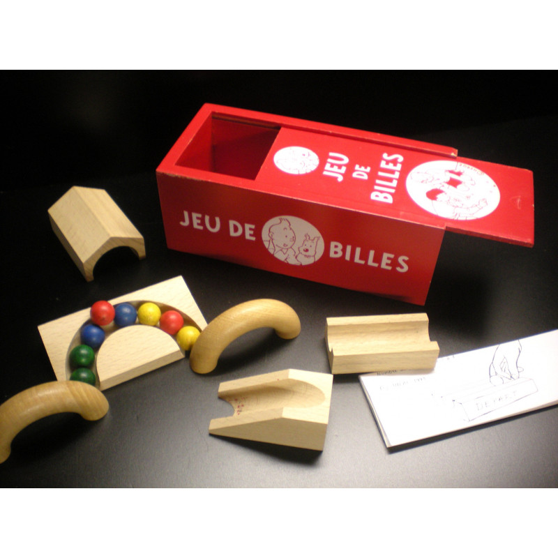 JEU DE BILLES EN BOIS